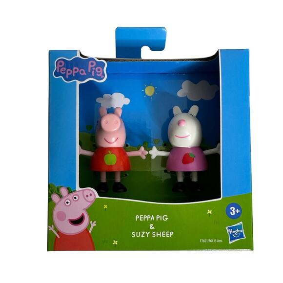 Peppa Pig and Suzy Sheep 2 Figure Pack New - Picture 1 of 5